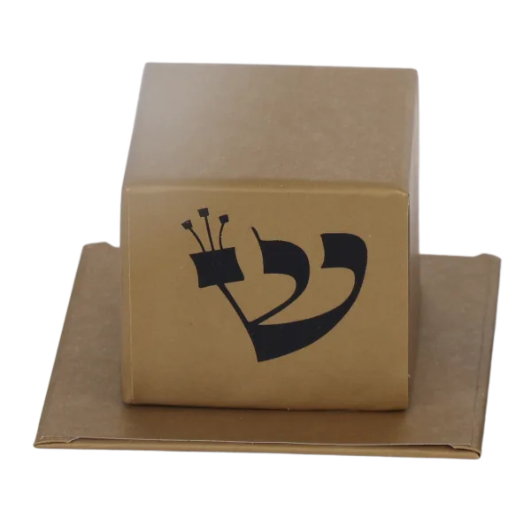 Gold Tefillin Boxes 2.5"X2.5"X1.5" 6pc - The Cuisinet