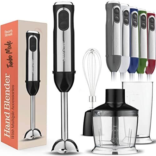 Multi-Use Immersion Blender Hand Blender with Powerful Copper Motor 800W - The Cuisinet