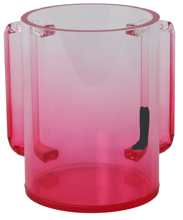 Acrylic Washing Cup Pink 1pc - The Cuisinet