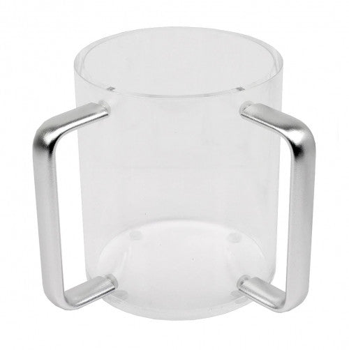 BT Shalom Clear/Silver Wash Cup 1pc - The Cuisinet
