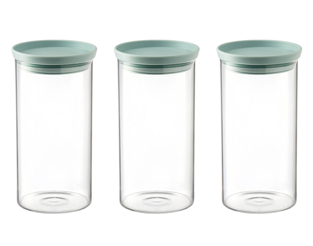 Godinger Clear Stackable Food Storage Containers 3pc - The Cuisinet