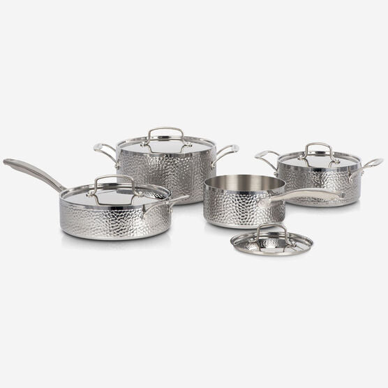 8 Piece Hammered Set - The Cuisinet
