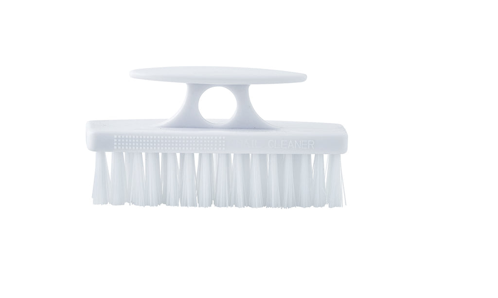 White Nail Brush with Handle - The Cuisinet