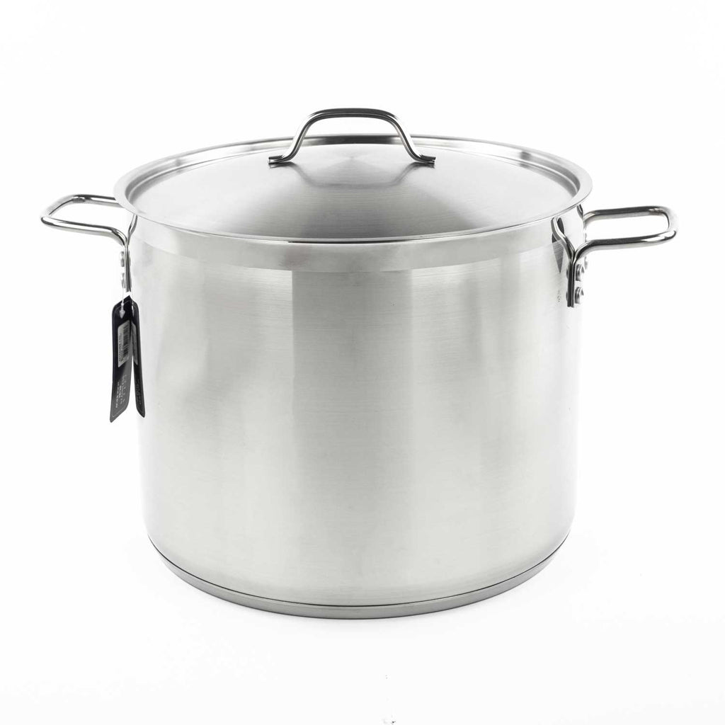 Strauss Stainless Steel Stockpot Pro 12L 1pc - The Cuisinet