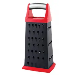 Strauss Black/Red Grater 1pc - The Cuisinet