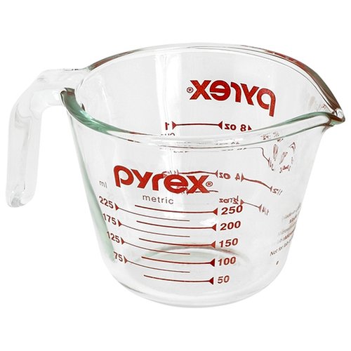 Pyrex Prepware Clear/Red Measuring Cup 1cup 1pc - The Cuisinet
