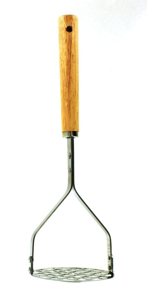 Fox Run Stainless Steel Potato Masher & Wood Handle - The Cuisinet