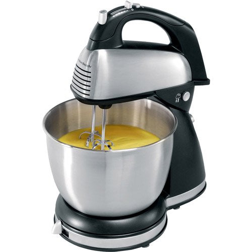 Hamilton Beach Black/Stainless Classic Hand and Stand Mixer 1pc - The Cuisinet