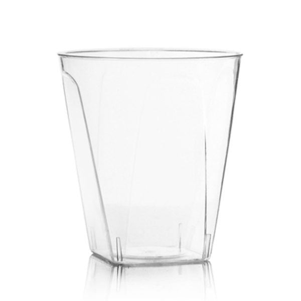 MiniWare Clear Square Tumbler Cups 10oz 20pc - The Cuisinet