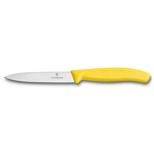 Victorinox Yellow Straight Pointed Knife 4.25" 1pc - The Cuisinet