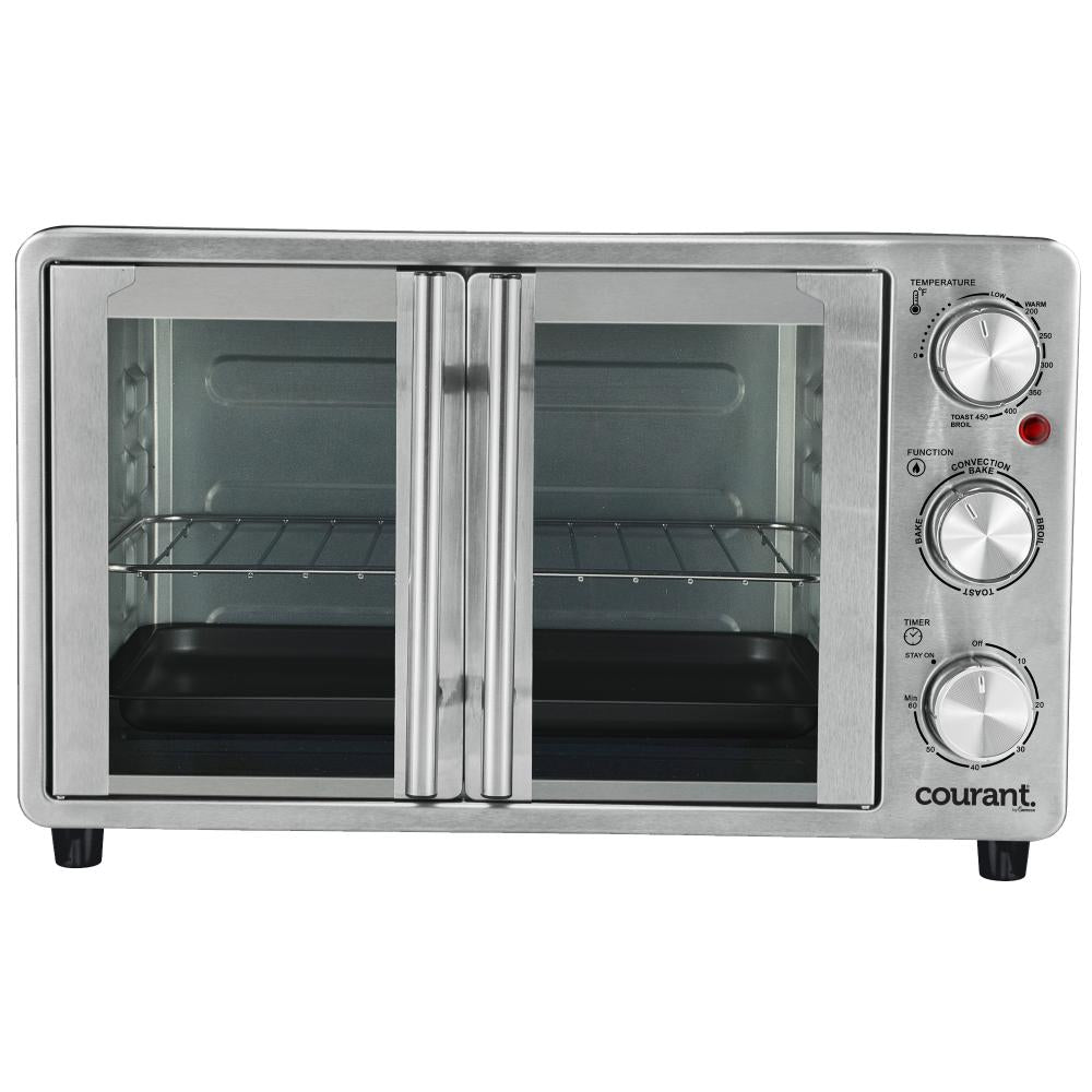 Courant Black French-Door Convection Toaster Oven 1pc - The Cuisinet