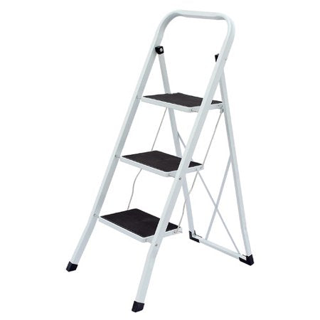 Wee's Beyond 3-Step Steel Step Stool with 250 lb. Load Capacity - The Cuisinet