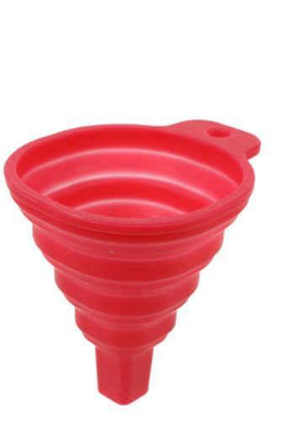 COLLAPSIBLE SILICONE FUNNEL, 2 COL., POLY - The Cuisinet