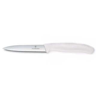 Victorinox White Serrated Pointed Knife 4" 1pc - The Cuisinet