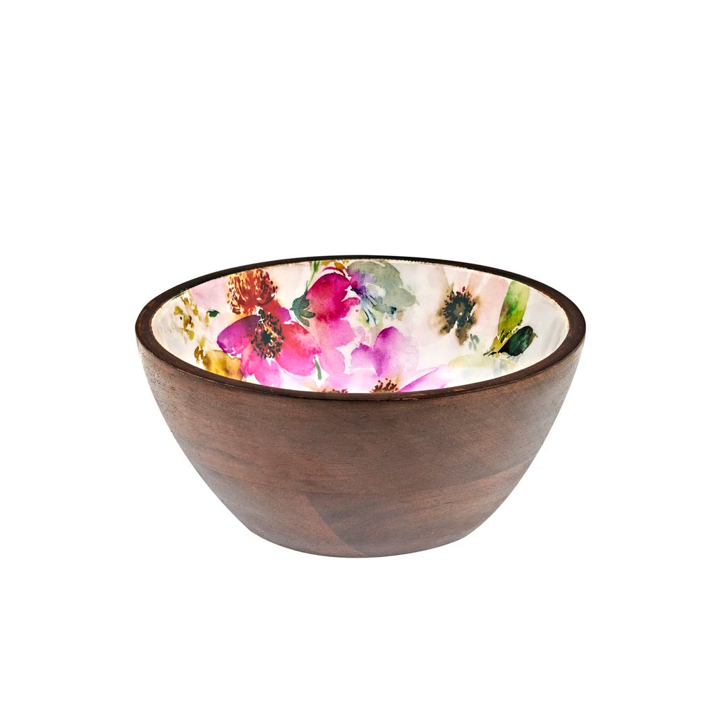 Claro Walnut Pink Floral Serving Bowl - The Cuisinet