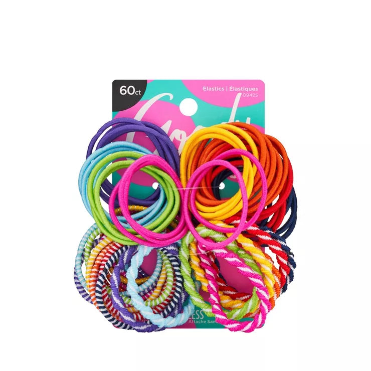 Goody Girls' Ouchless Assorted Elastics - 60ct - The Cuisinet