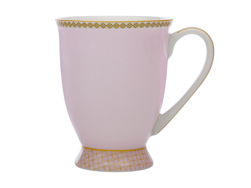 Contessa Tea's & C's Pink Footed Mug 1pc - The Cuisinet