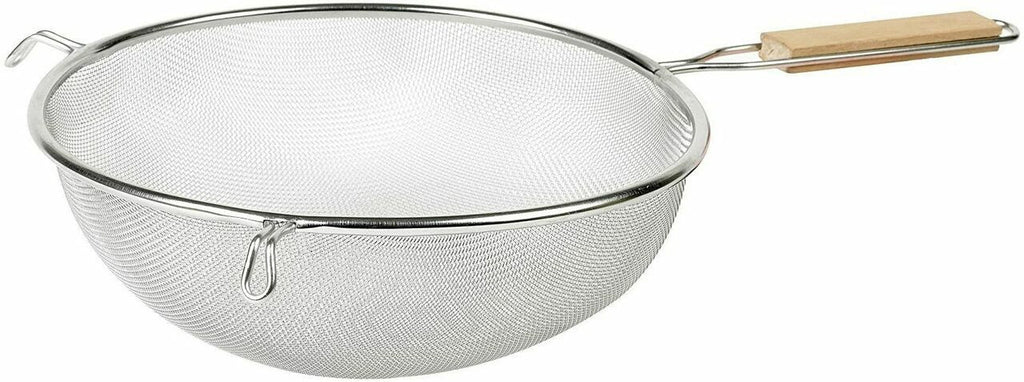 Imusa Stainless Steel Strainer – 6″ Wood Handle - The Cuisinet