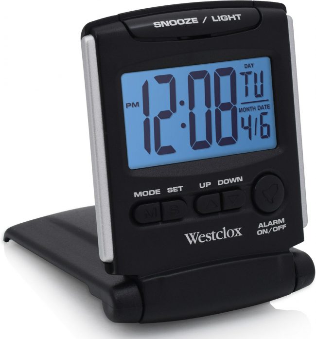 Westclox Black Digital Travel Alarm Clock 1pc - The Cuisinet