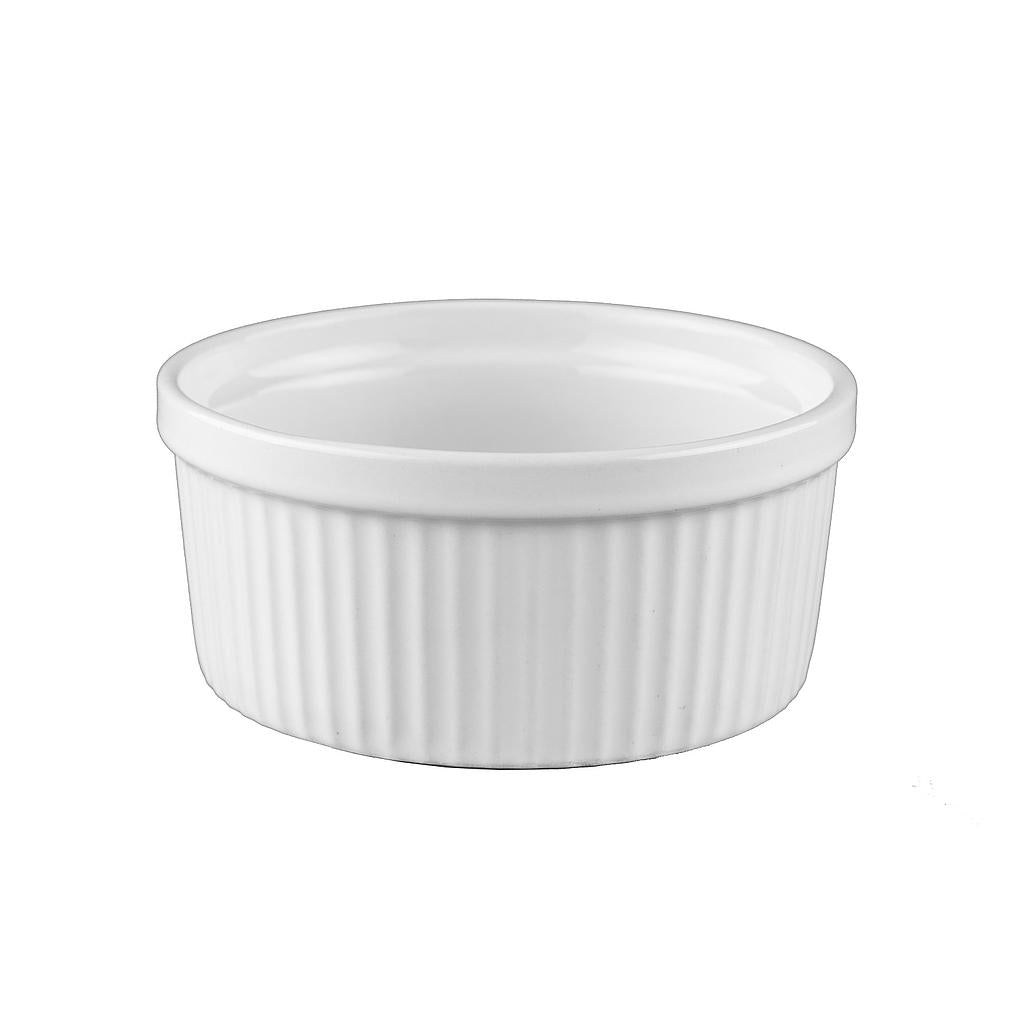 White Ceramic Ramekin 11cm 1pc - The Cuisinet