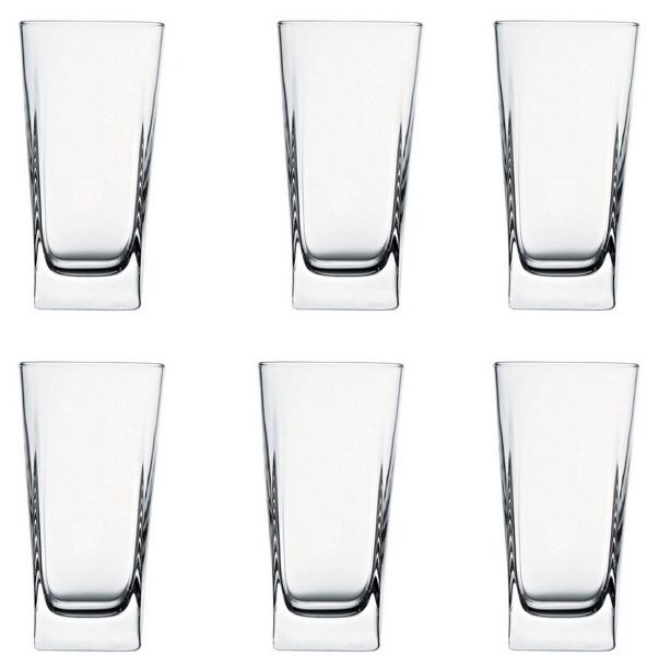 Carre Highball Glasses 6pc - The Cuisinet
