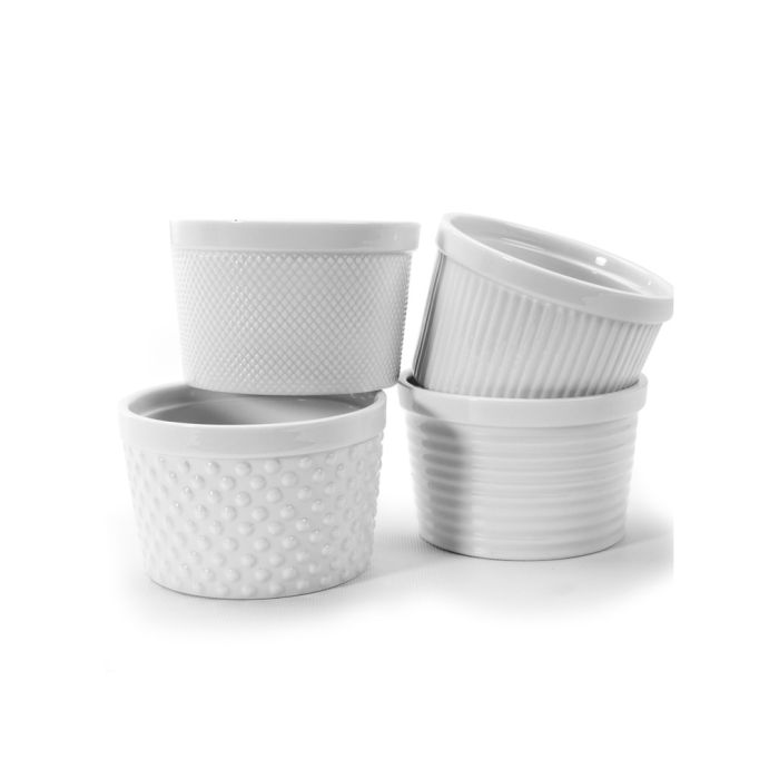 BIA Ramekin White Porcelain 355ml 4pc - The Cuisinet