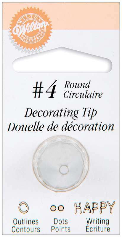 Decorating Tip #4 Round - The Cuisinet