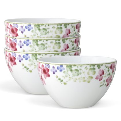Noritake Bloomington Road Dinnerware Set Cereal Bowl 6" 4pc