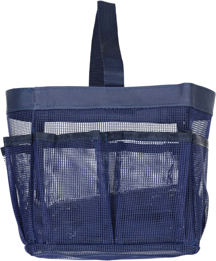 Hanging Mesh Bath Caddy 1pc Navy