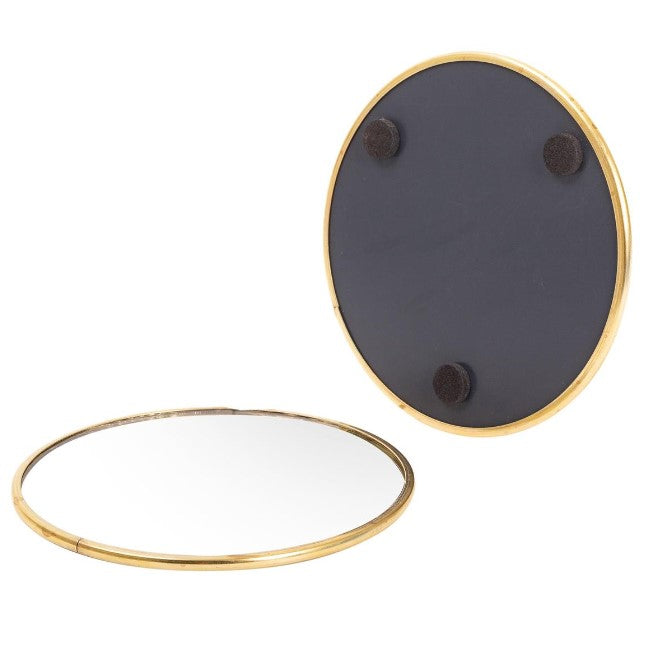 Mirror Candle Plate/Coaster 4" 1pc