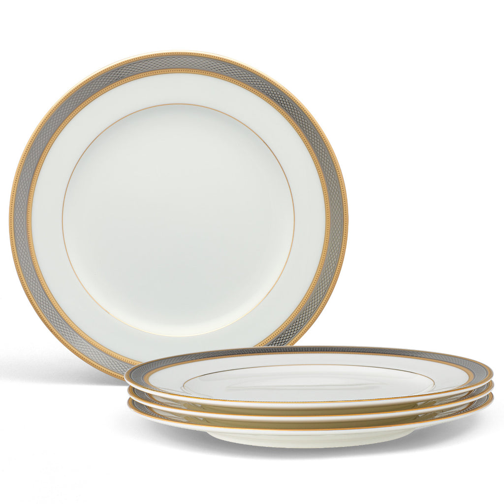 Noritake Gold Brilliance Dinnerware Set Salad Plate 8" 4pc