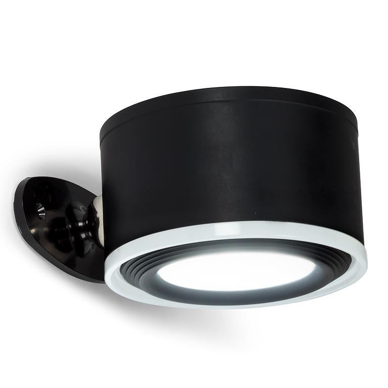 Black 4PC Drum Magnet LED Lamp 13.5" 1pc