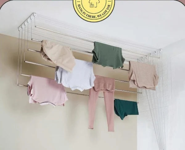 Laundry hanging Drop Rack 24ft 1pc