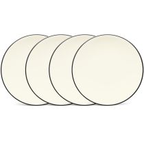 Noritake Graphite Colorwave Rim Dinnerware Set Dessert Plate 6" 4pc