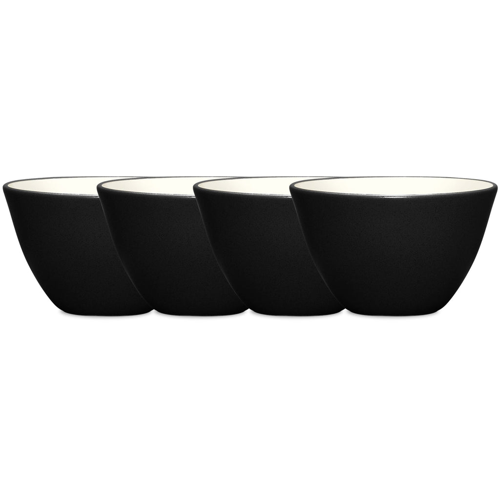 Noritake Graphite Colorwave Rim Dinnerware Set Fruit Bowl 5" 4pc
