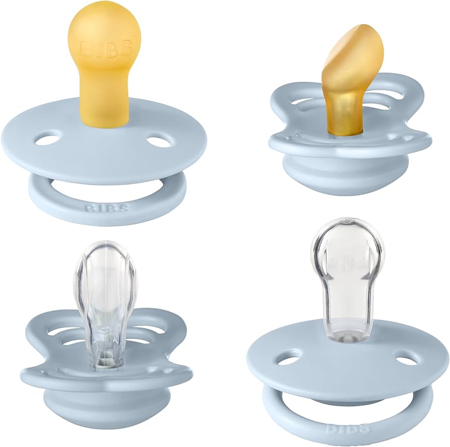 BIBS Blossom / Dusky Lilac Pacifier Boheme Latex 0-6M 2pc