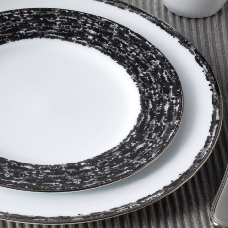 Noritake Black Rill Dinnerware Set