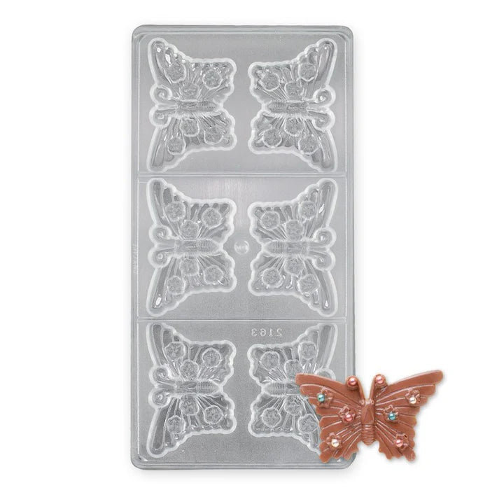 White Silicone Butterfly Mold 1pc