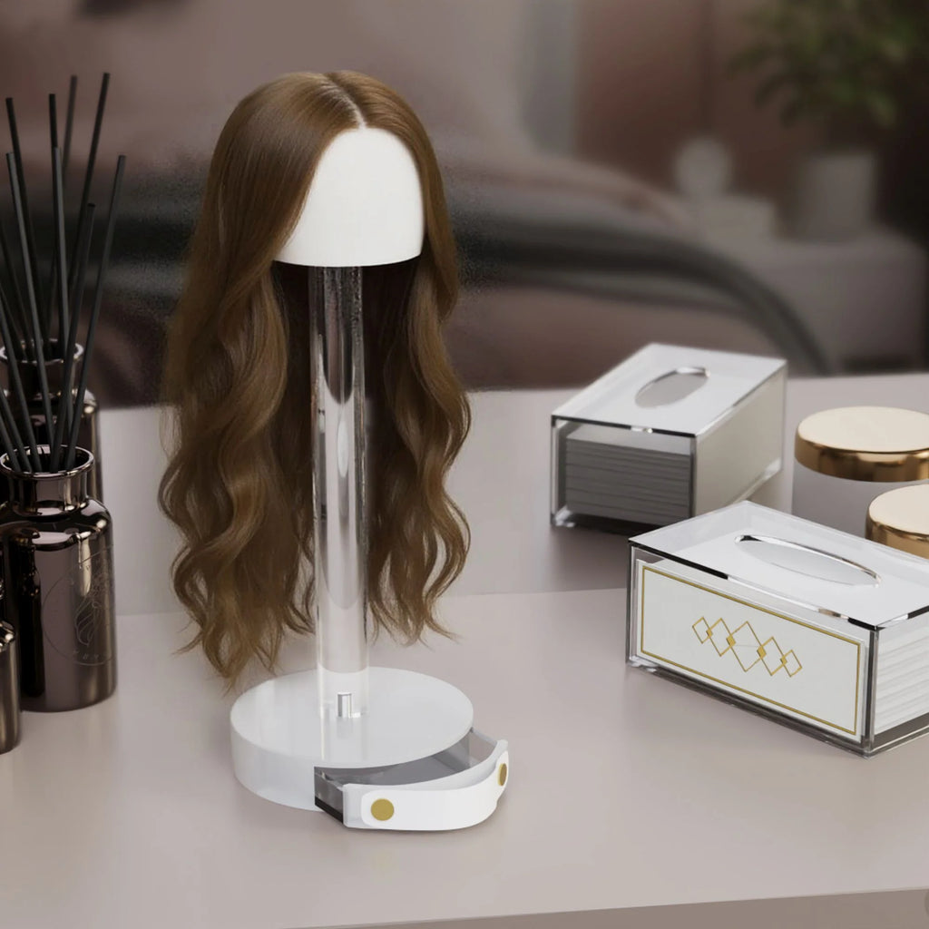 Feldart White Classic Wig Head 1pc