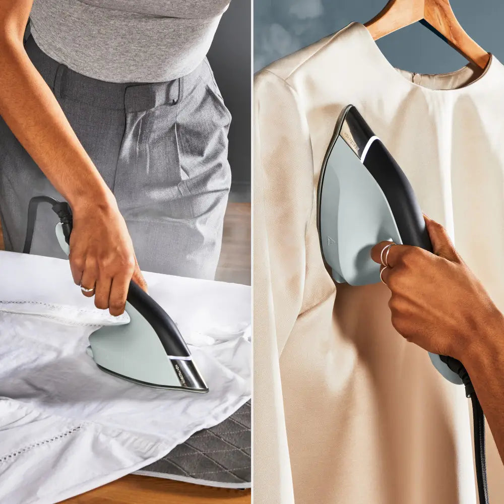 Rowenta White Duo Force Iron with Ironing Mat 2pc