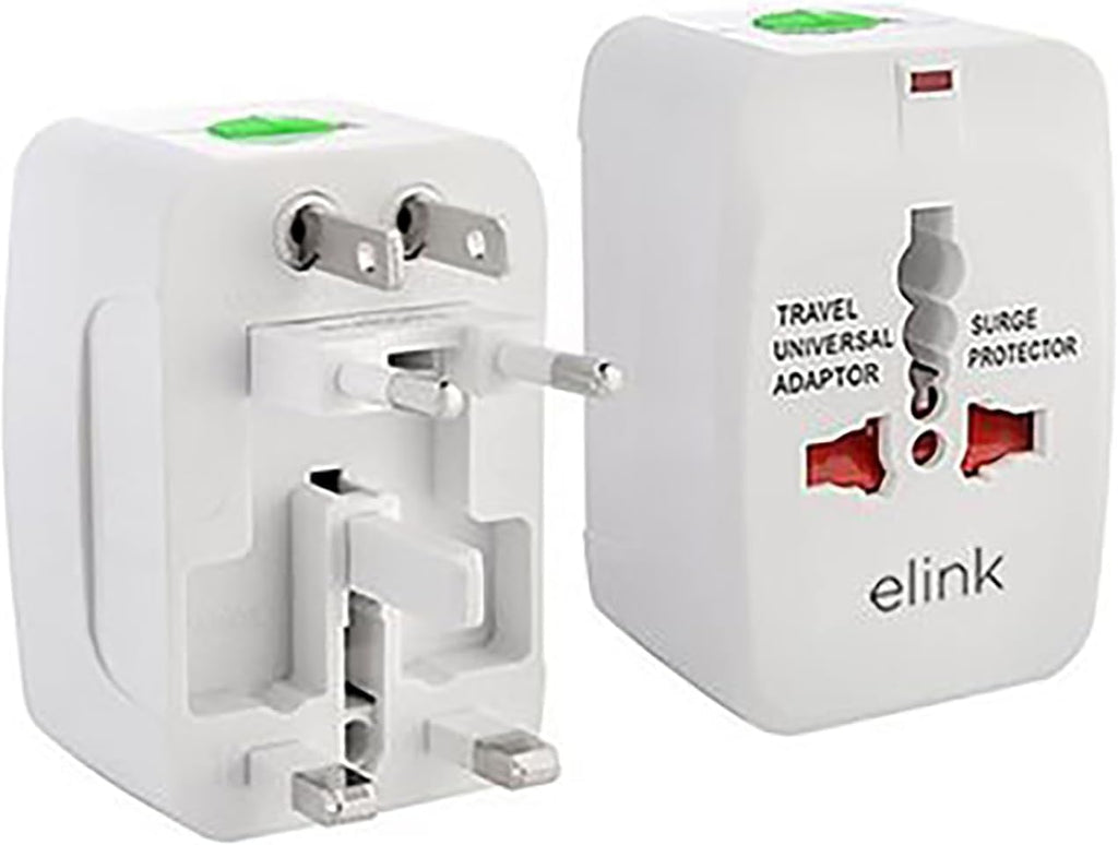 ElinkUniversal Travel Adapter with Surge Protector 1pc