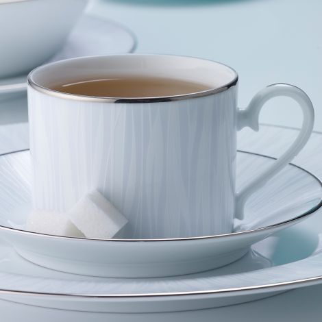 Noritake Silver Glacier Platinum Dinnerware Set 5pc