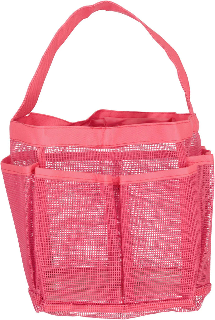 Hanging Mesh Bath Caddy 1pc Pink