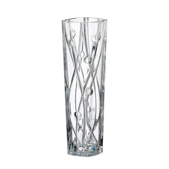 Clear Labyrinth Vase 30.5 cm 1pc