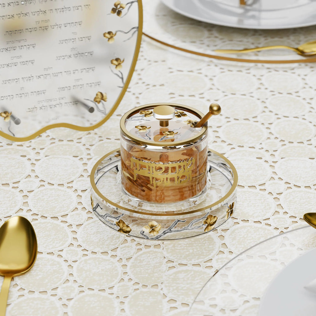 Feldart Golden Branch Honey Dish 4" 1pc