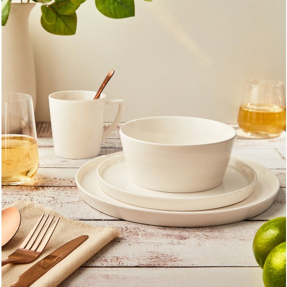 Brilliant White Loft Dinnerware Set 16pc