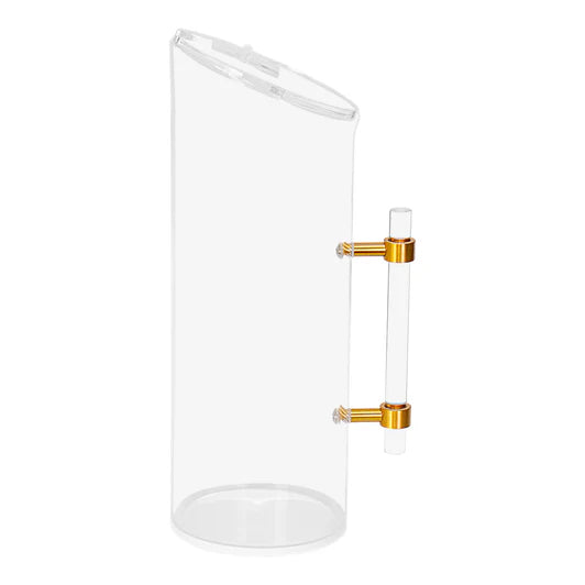 Gold Lucite Pitcher With Cover and Handle 49oz 1pc