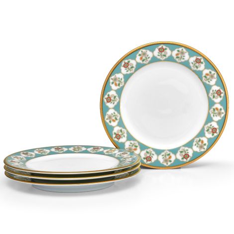 Noritake Gold Lodi's Morning Dinnerware Set Appetizer Plate 6" 4pc