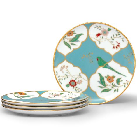 Noritake Gold Lodi's Morning Dinnerware Set Salad Plate 8" 4pc