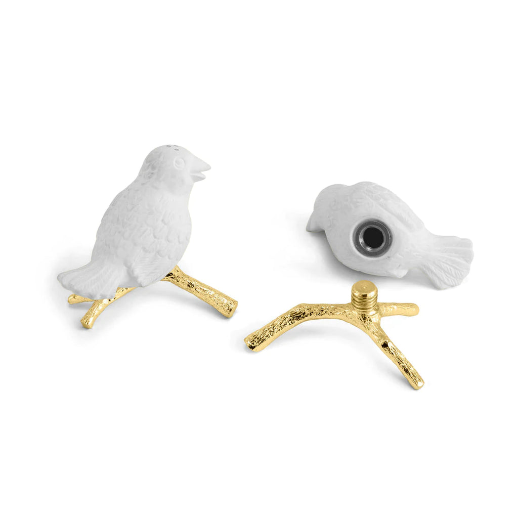 Michael Aram Lovebirds Salt & Pepper Set 2pc